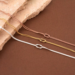 Knot Bracelet in 14k Gold Filled or Sterling Silver