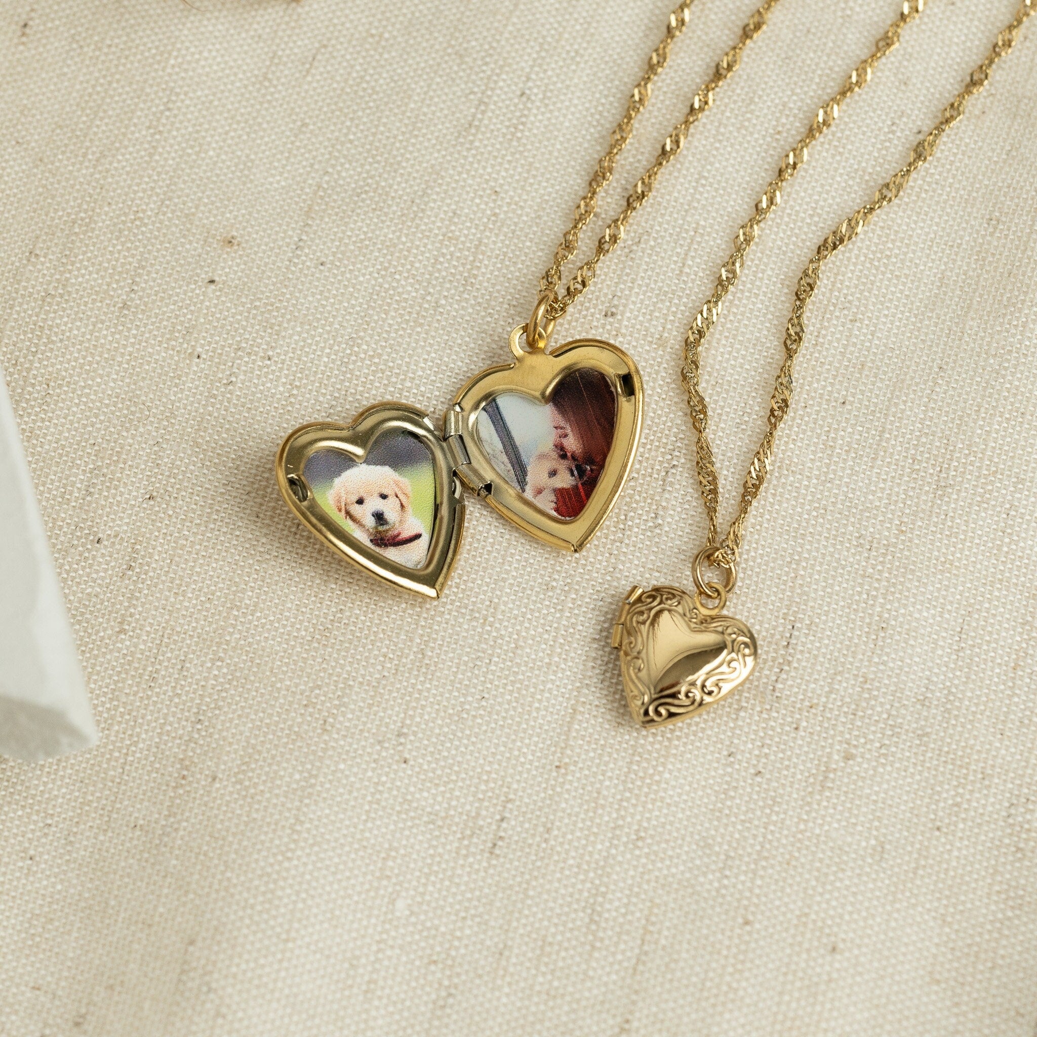 Heart Locket Necklace with Photo, Big Heart Locket, Vintage Locket Necklace, Sibling, Best Friend, Personalized Gift for Her, Christmas Gift