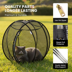 🔥New Portable 360° Cat Playpen – Their Safe Little Space Anywhere