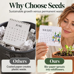 🌱Eco-Friendly Plantable “Timeless” Seed Calendar 2027🍀