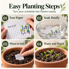 🌱Eco-Friendly Plantable “Timeless” Seed Calendar 2027🍀