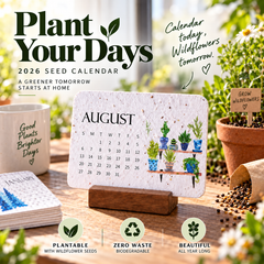 🌱Eco-Friendly Plantable “Timeless” Seed Calendar 2027🍀