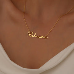 Personalized Name Necklace with Birthstones