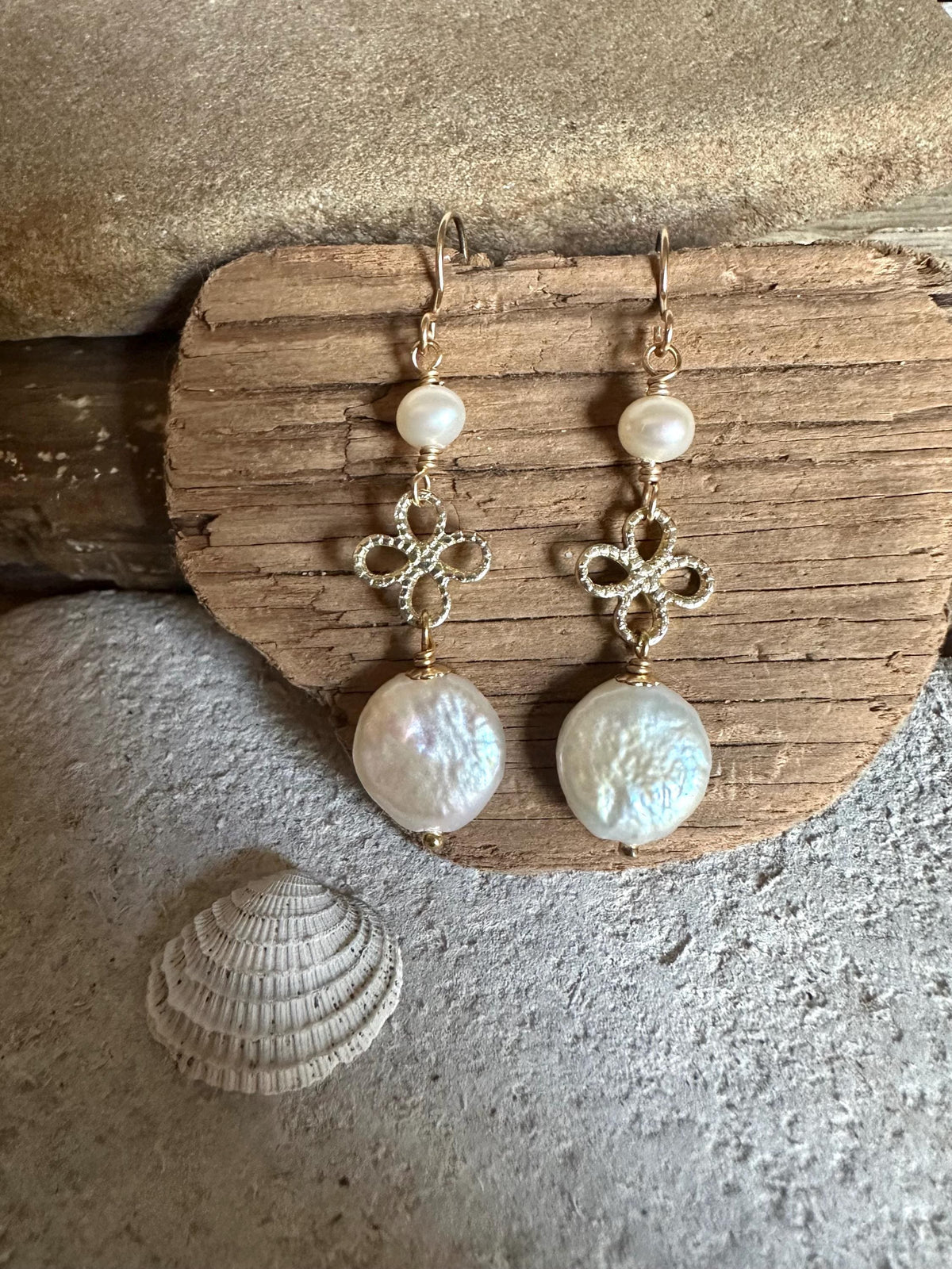 Freshwater Pearl Dangle Earrings